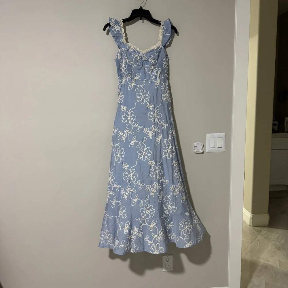 Petal & Pup Elise Midi Dress Size XS - Picture 3 of 8